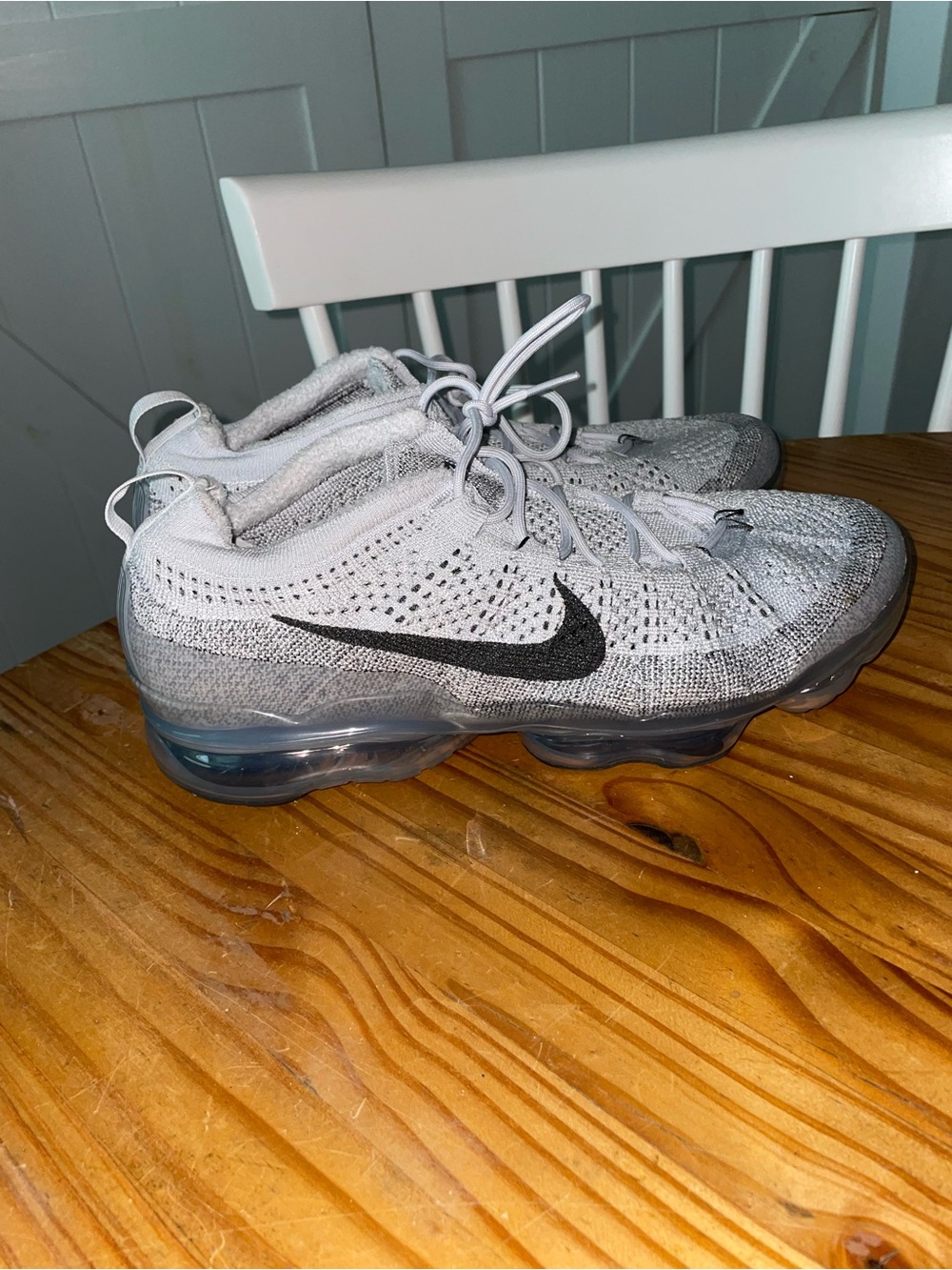 Nike Air VaporMax 2023 FlyKnit Pure Platinum Anthracite DV1678-002 Men's SZ 12
